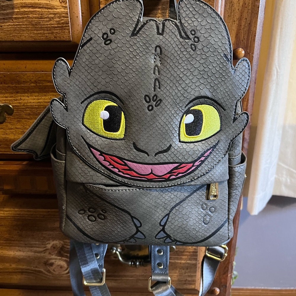Gray Dragon Character Backpack